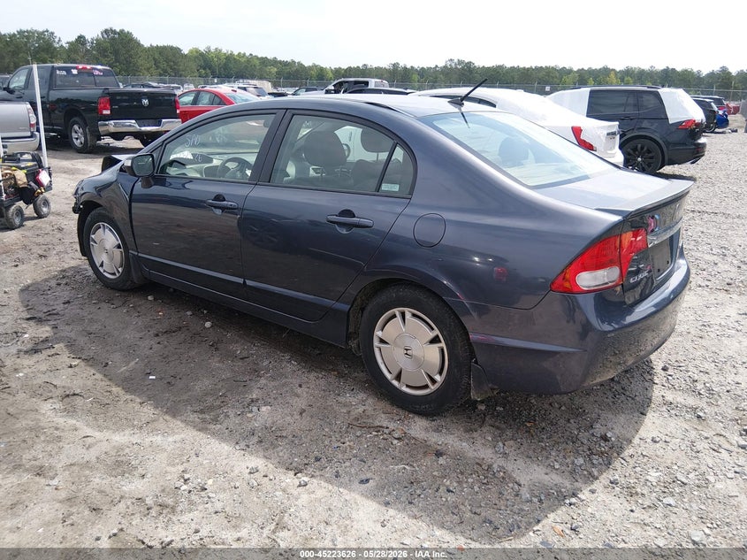 2009 Honda Civic hybrid VIN JHMFA36249S009477 IAAI salvage auction — FRONT END, Salvage (Georgia), sold $200 on 2026-07-17 (photo 3)