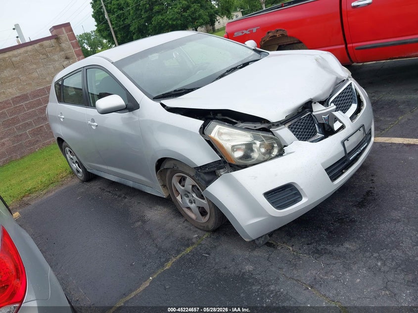 2009 Pontiac Vibe VIN 5Y2SP67869Z445399 IAAI salvage auction — FRONT END, Salvage (Missouri), sold $475 on 2026-08-21 (photo 1)