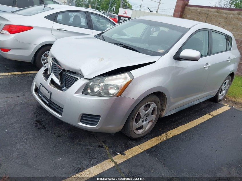 2009 Pontiac Vibe VIN 5Y2SP67869Z445399 IAAI salvage auction — FRONT END, Salvage (Missouri), sold $475 on 2026-08-21 (photo 2)