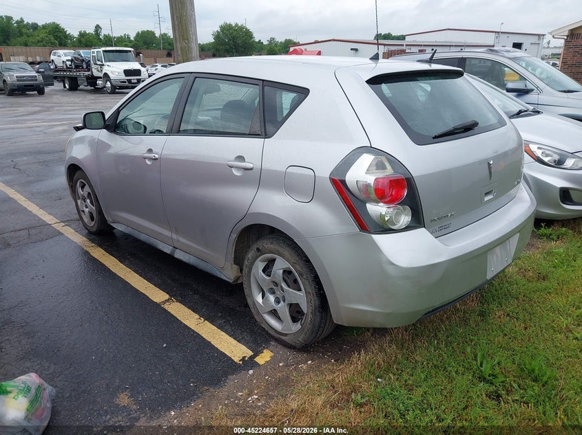 2009 Pontiac Vibe VIN 5Y2SP67869Z445399 IAAI salvage auction — FRONT END, Salvage (Missouri), sold $475 on 2026-08-21 (photo 3)