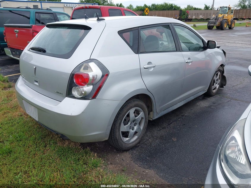 2009 Pontiac Vibe VIN 5Y2SP67869Z445399 IAAI salvage auction — FRONT END, Salvage (Missouri), sold $475 on 2026-08-21 (photo 4)