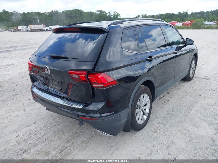 2019 Volkswagen Tiguan VIN 3VV1B7AX5KM142932 IAAI salvage auction — REAR END, Salvage (North Carolina), sold $3,750 on 2026-07-30 (photo 4)