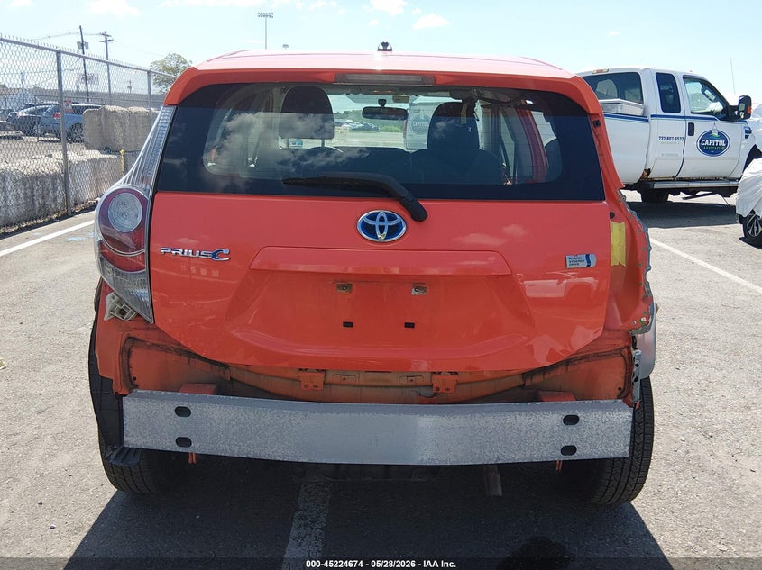 2014 Toyota Prius c VIN JTDKDTB37E1059909 IAAI salvage auction — REAR END, Salvage (New Jersey), sold $850 on 2026-07-27 (photo 6)