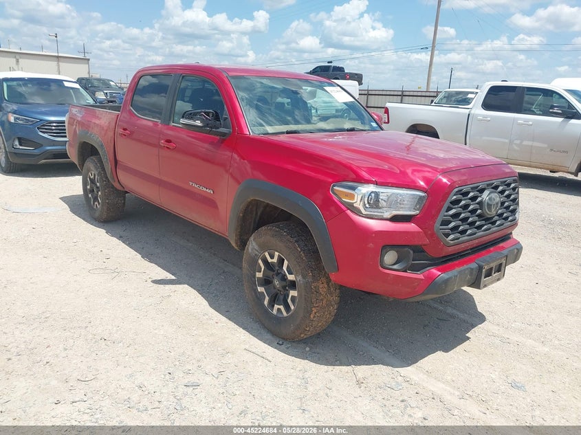 2021 Toyota Tacoma VIN 5TFCZ5AN1MX276100 IAAI salvage auction — HAIL, Original (Texas), sold $9,100 on 2026-07-23 (photo 1)