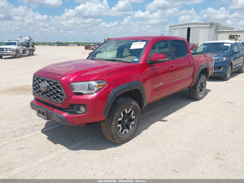 2021 Toyota Tacoma VIN 5TFCZ5AN1MX276100 IAAI salvage auction — HAIL, Original (Texas), sold $9,100 on 2026-07-23 (photo 2)