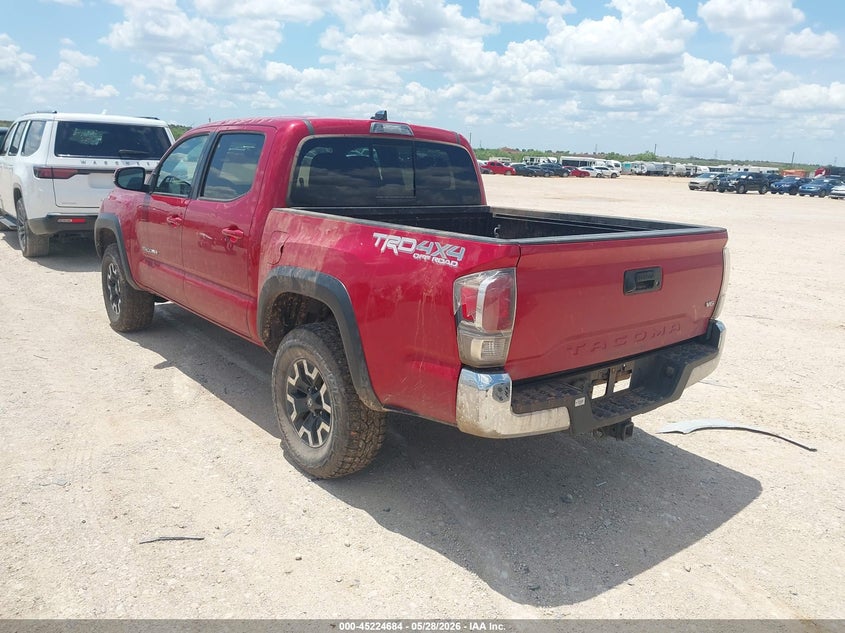 2021 Toyota Tacoma VIN 5TFCZ5AN1MX276100 IAAI salvage auction — HAIL, Original (Texas), sold $9,100 on 2026-07-23 (photo 3)