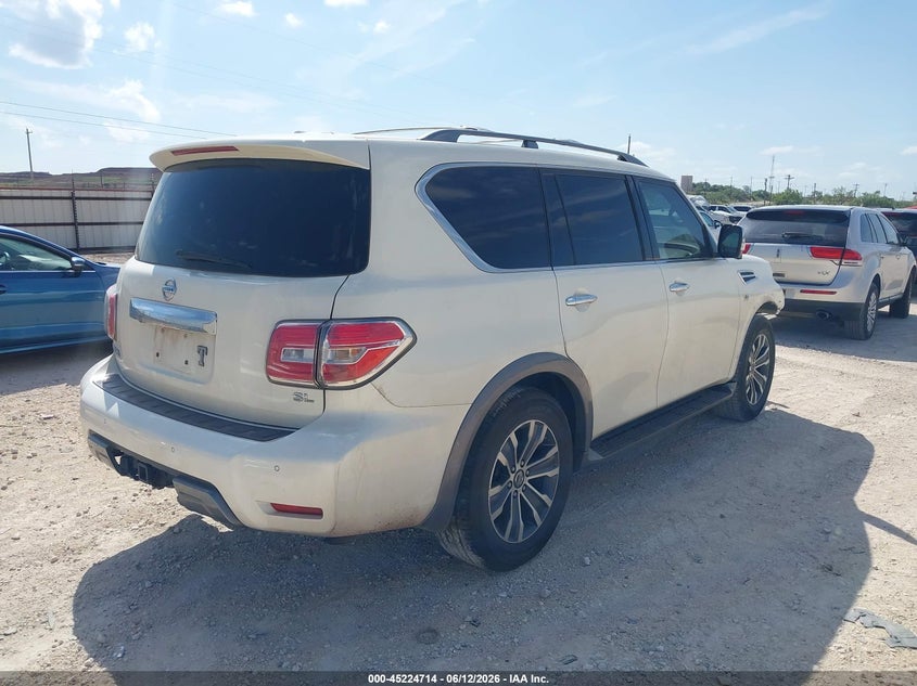 2019 Nissan Armada VIN JN8AY2NCXKX509250 IAAI salvage auction — FRONT END, Original (Texas), sold $9,500 on 2026-07-30 (photo 4)