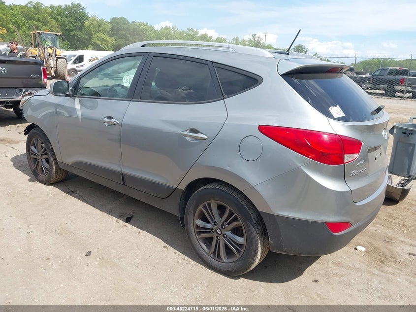 2015 Hyundai Tucson VIN KM8JUCAG1FU080685 IAAI salvage auction — FRONT END, Salvage Title, sold $975 on 2026-07-14 (photo 3)