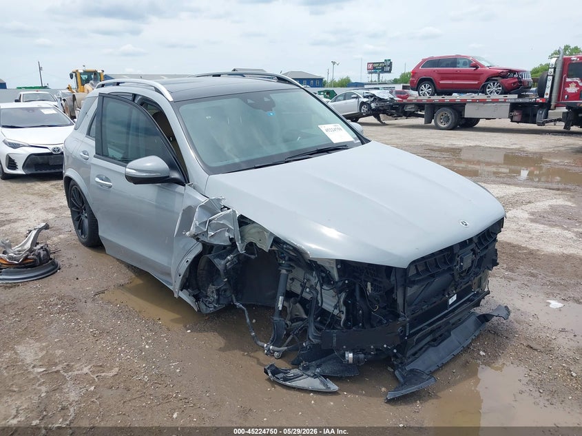 2025 Mercedes-benz Gle VIN 4JGFB4EB0SB483479 IAAI salvage auction — RIGHT FRONT, Salvage Title, sold $25,750 on 2026-07-30 (photo 1)