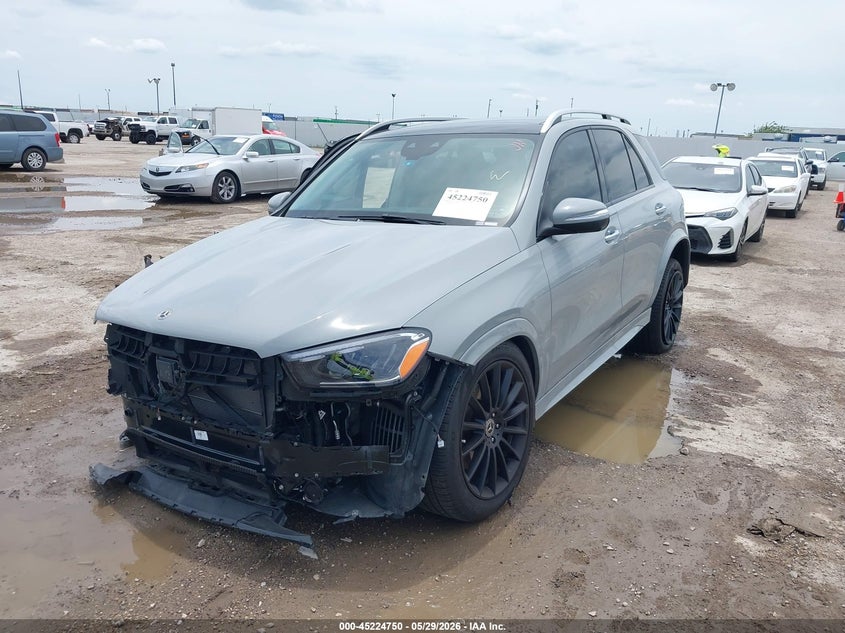 2025 Mercedes-benz Gle VIN 4JGFB4EB0SB483479 IAAI salvage auction — RIGHT FRONT, Salvage Title, sold $25,750 on 2026-07-30 (photo 2)