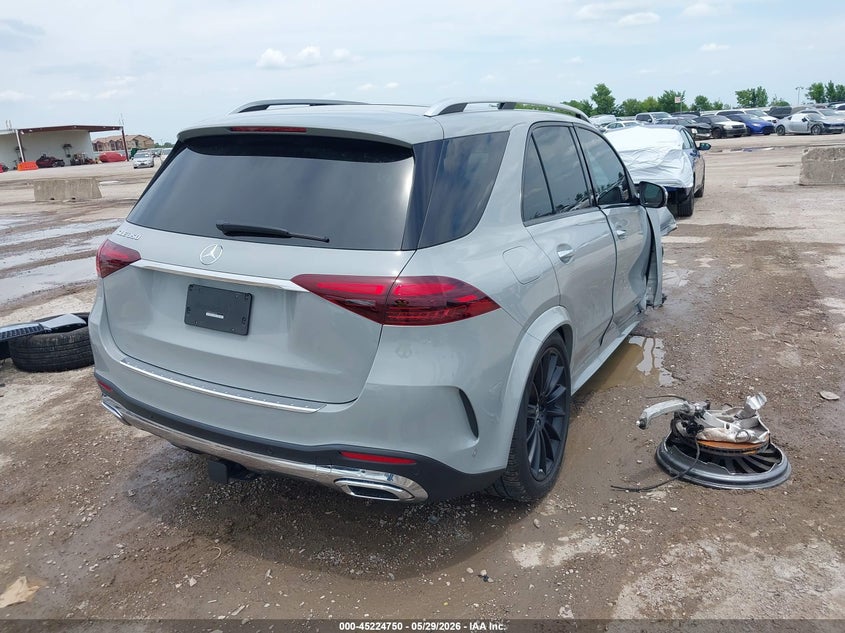 2025 Mercedes-benz Gle VIN 4JGFB4EB0SB483479 IAAI salvage auction — RIGHT FRONT, Salvage Title, sold $25,750 on 2026-07-30 (photo 4)