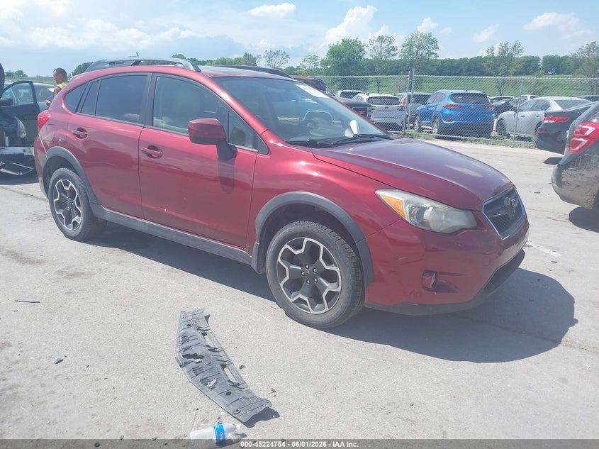 2014 Subaru Xv VIN JF2GPAKCXE8258432 IAAI salvage auction — NORMAL WEAR, Regular Certificate (Iowa), sold $600 on 2026-07-07 (photo 1)