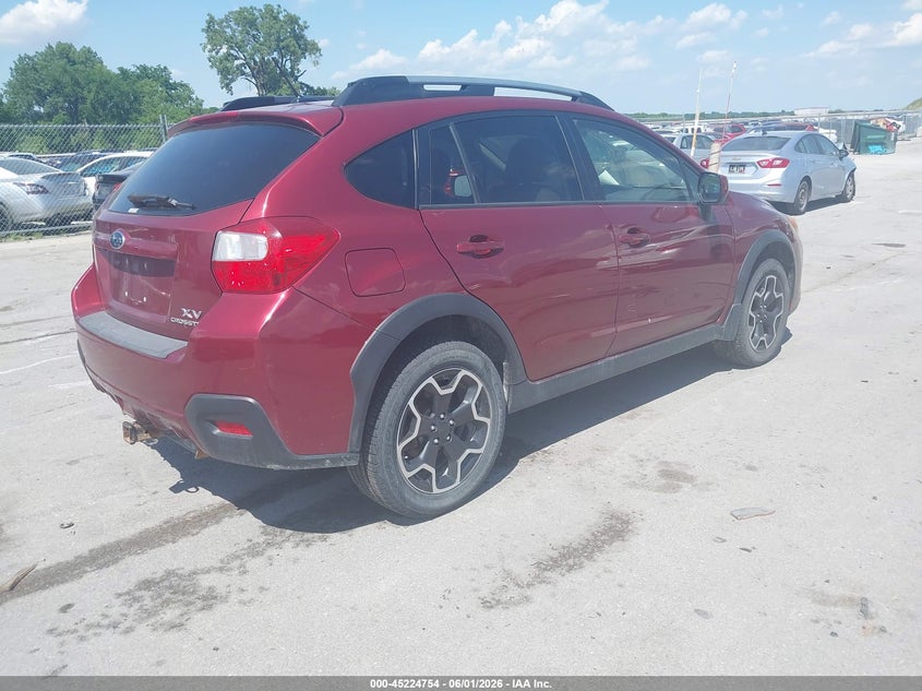 2014 Subaru Xv VIN JF2GPAKCXE8258432 IAAI salvage auction — NORMAL WEAR, Regular Certificate (Iowa), sold $600 on 2026-07-07 (photo 4)