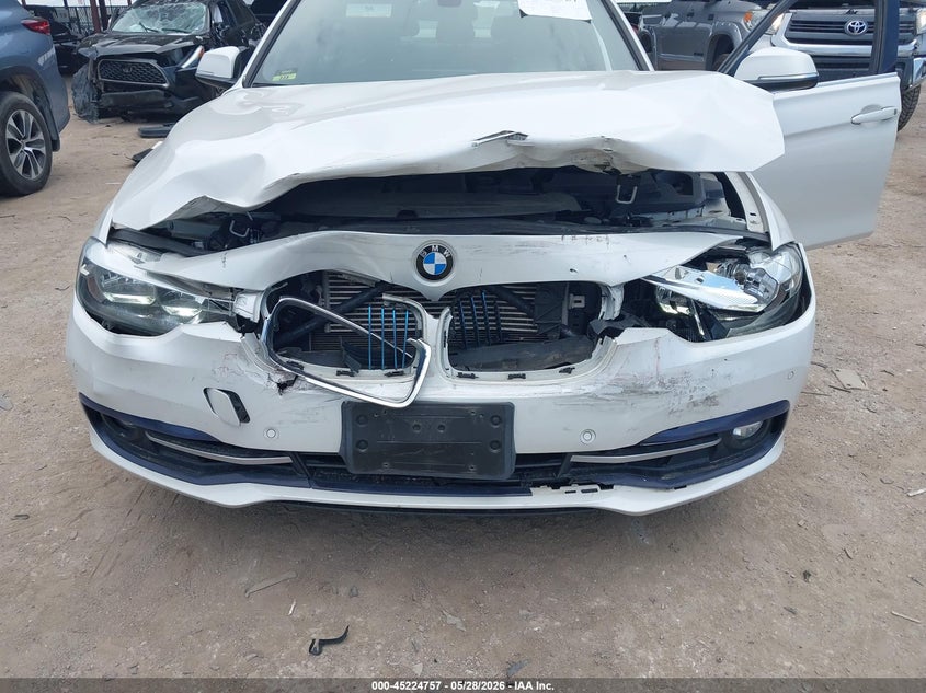 2017 BMW 3er VIN WBA8E1C38HA159044 IAAI salvage auction — FRONT END, Original (Texas), sold $3,500 on 2026-07-09 (photo 6)