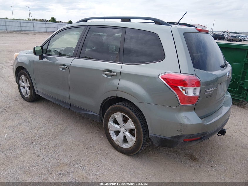 2015 Subaru Forester VIN JF2SJADC6FH540884 IAAI salvage auction — NORMAL WEAR, Salvage (Nebraska), sold $825 on 2026-07-09 (photo 3)