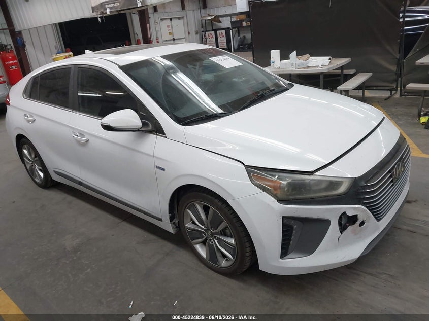 2017 Hyundai Ioniq VIN KMHC05LC4HU031655 IAAI salvage auction — LEFT FRONT, Salvage (Arizona), sold $25 on 2026-07-28 (photo 1)