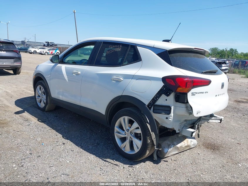 2025 Buick Encore gx VIN KL4AMCSL8SB049174 IAAI salvage auction — REAR END, Salvage Title, sold $7,100 on 2026-07-22 (photo 3)
