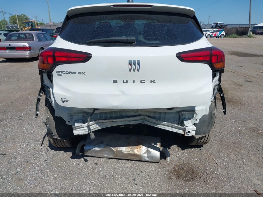 2025 Buick Encore gx VIN KL4AMCSL8SB049174 IAAI salvage auction — REAR END, Salvage Title, sold $7,100 on 2026-07-22 (photo 6)