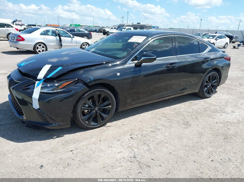 2024 Lexus ES VIN 58AJZ1B19RU165089 IAAI salvage auction — FRONT END, Original (Texas), sold $20,500 on 2026-08-21 (photo 2)