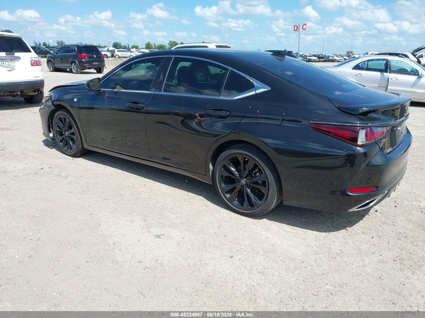 2024 Lexus ES VIN 58AJZ1B19RU165089 IAAI salvage auction — FRONT END, Original (Texas), sold $20,500 on 2026-08-21 (photo 3)