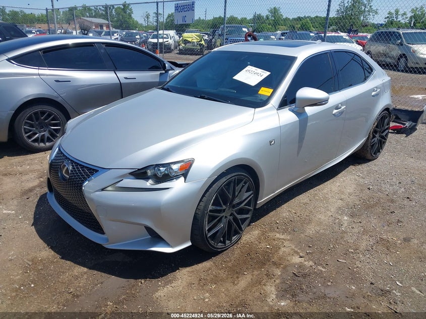 2014 Lexus Is VIN JTHCE1D28E5003978 IAAI salvage auction — REAR END, Salvage (Ohio), sold $2,000 on 2026-07-30 (photo 2)