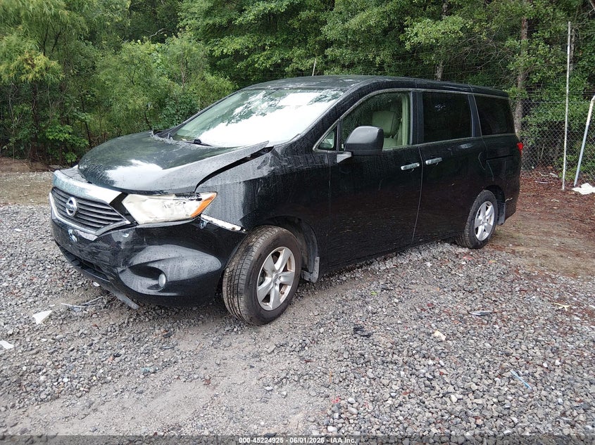 2012 Nissan Quest VIN JN8AE2KP4C9050867 IAAI salvage auction — LEFT FRONT, Salvage Title, sold $675 on 2026-07-21 (photo 2)