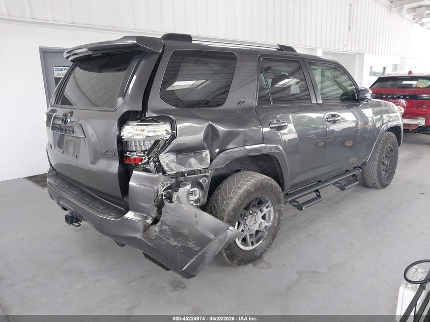 2021 Toyota 4runner VIN JTEEU5JR7M5241627 IAAI salvage auction — LEFT SIDE, Rebuildable (Florida), sold $7,700 on 2026-07-29 (photo 4)