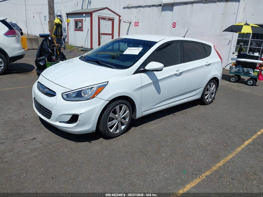 2014 Hyundai Accent VIN KMHCU5AE4EU144655 IAAI salvage auction — REAR END, Salvage (Oregon), sold $1,300 on 2026-07-09 (photo 2)