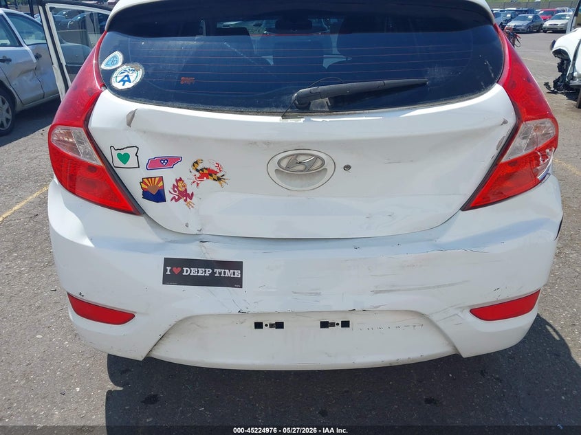 2014 Hyundai Accent VIN KMHCU5AE4EU144655 IAAI salvage auction — REAR END, Salvage (Oregon), sold $1,300 on 2026-07-09 (photo 6)