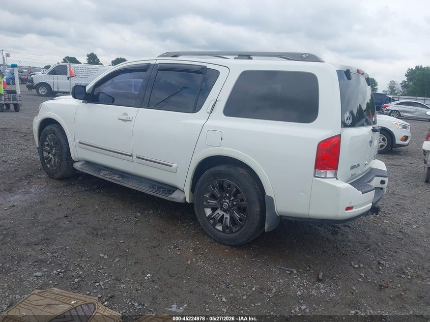 2015 Nissan Armada VIN 5N1BA0NF3FN606791 IAAI salvage auction — RIGHT SIDE, Salvage Title, sold $500 on 2026-07-22 (photo 3)