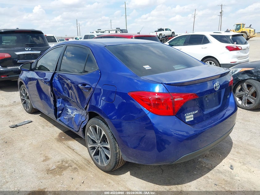 2018 Toyota Corolla VIN 5YFBURHEXJP768173 IAAI salvage auction — SIDE, Original (Texas), sold $3,350 on 2026-07-28 (photo 3)
