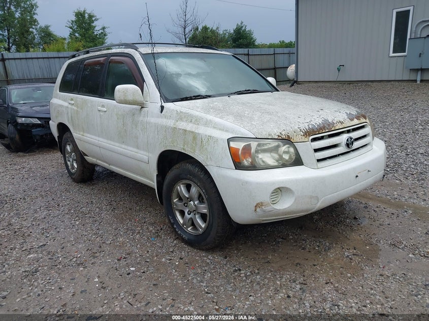 2004 Toyota Highlander VIN JTEEP21A440029653 IAAI salvage auction — NORMAL WEAR, Original (Ohio), sold $600 on 2026-07-15 (photo 1)