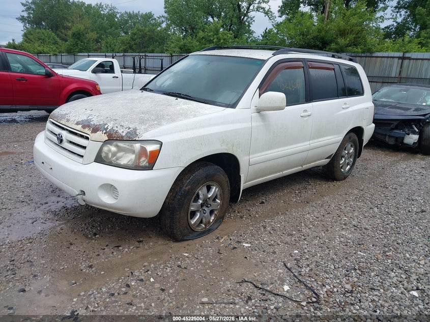2004 Toyota Highlander VIN JTEEP21A440029653 IAAI salvage auction — NORMAL WEAR, Original (Ohio), sold $600 on 2026-07-15 (photo 2)