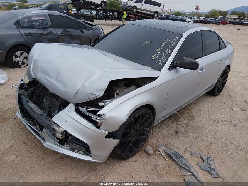 2013 Audi A4 VIN WAUBFAFL0DA161170 IAAI salvage auction — FRONT END, Salvage Title, sold $675 on 2026-07-09 (photo 2)