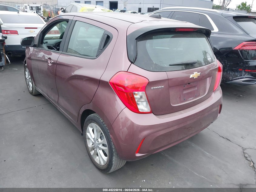 2019 Chevrolet Spark VIN KL8CD6SA3KC708120 IAAI salvage auction — FRONT END, Salvage Certificate (California), sold $875 on 2026-07-29 (photo 3)