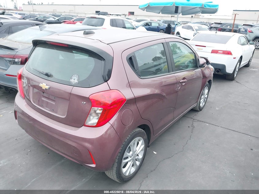 2019 Chevrolet Spark VIN KL8CD6SA3KC708120 IAAI salvage auction — FRONT END, Salvage Certificate (California), sold $875 on 2026-07-29 (photo 4)