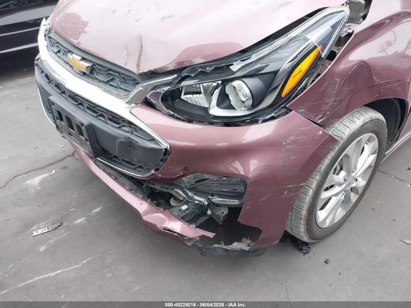 2019 Chevrolet Spark VIN KL8CD6SA3KC708120 IAAI salvage auction — FRONT END, Salvage Certificate (California), sold $875 on 2026-07-29 (photo 6)