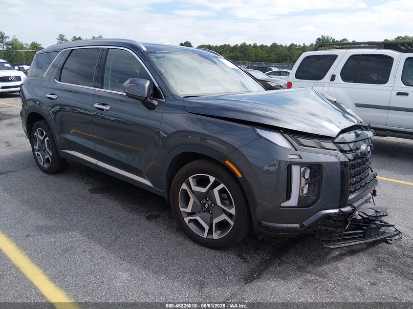 2025 Hyundai Palisade VIN KM8R54GE8SU910049 IAAI salvage auction — FRONT END, Salvage Title, sold $14,850 on 2026-07-15 (photo 1)