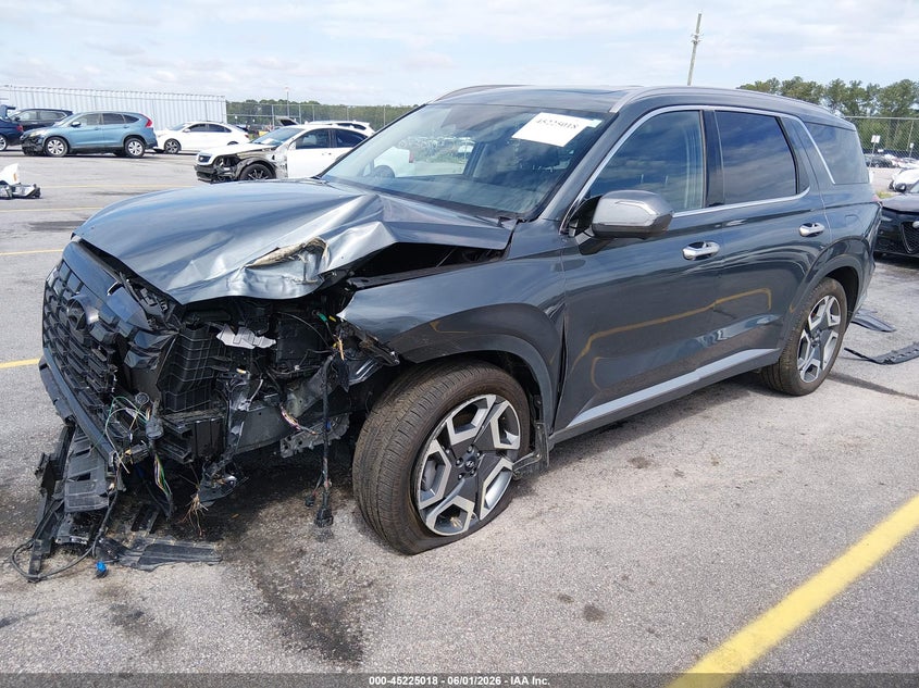 2025 Hyundai Palisade VIN KM8R54GE8SU910049 IAAI salvage auction — FRONT END, Salvage Title, sold $14,850 on 2026-07-15 (photo 2)