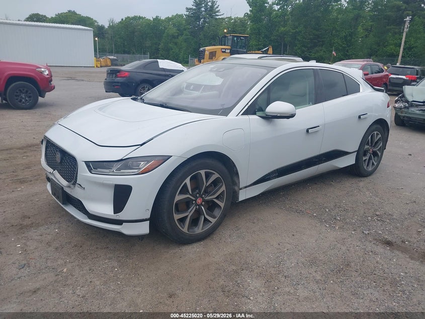 2019 Jaguar I-pace VIN SADHC2S17K1F76426 IAAI salvage auction — FRONT & REAR, Salvage (Massachusetts), sold $8,950 on 2026-08-14 (photo 2)