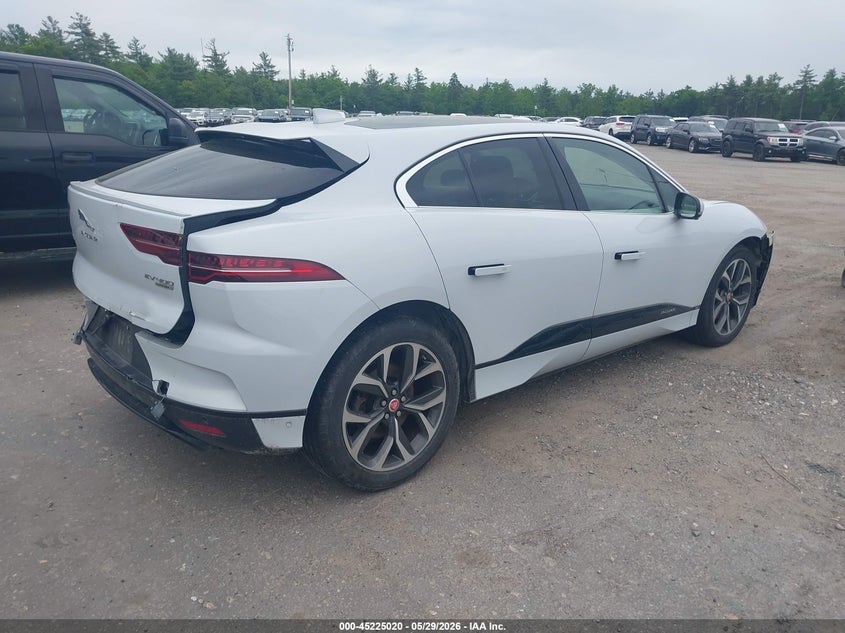 2019 Jaguar I-pace VIN SADHC2S17K1F76426 IAAI salvage auction — FRONT & REAR, Salvage (Massachusetts), sold $8,950 on 2026-08-14 (photo 4)