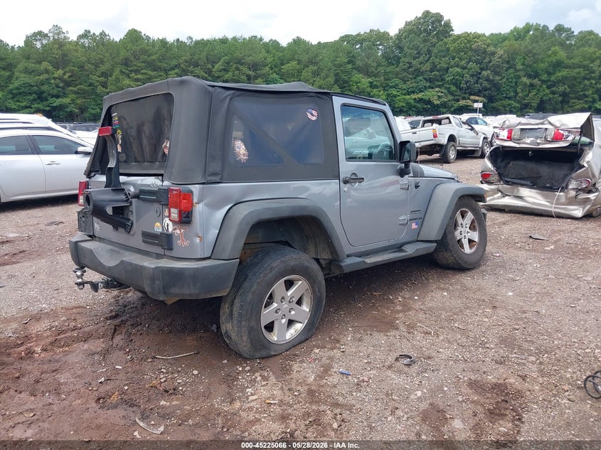 2013 Jeep Wrangler / VIN 1C4AJWAG4DL692431 IAAI salvage auction — LEFT & RIGHT, Salvage Title, sold $1,450 on 2026-07-22 (photo 4)