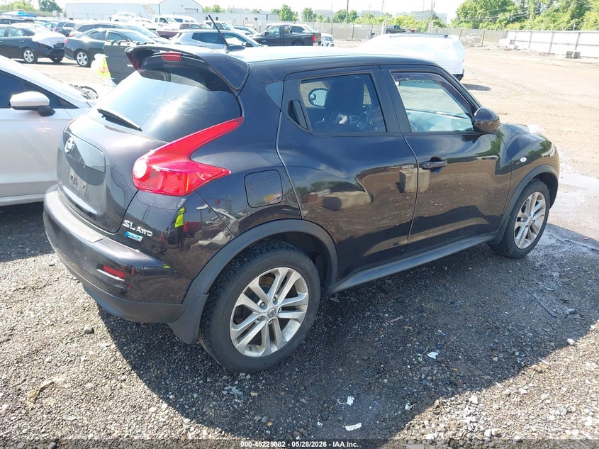 2014 Nissan Juke VIN JN8AF5MV4ET363496 IAAI salvage auction — FRONT END, Salvage Title, sold $675 on 2026-07-09 (photo 4)