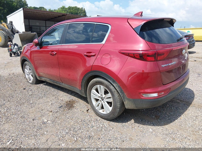 2018 Kia Sportage VIN KNDPM3AC0J7392502 IAAI salvage auction — FRONT END, Salvage Title, sold $1,400 on 2026-07-29 (photo 3)