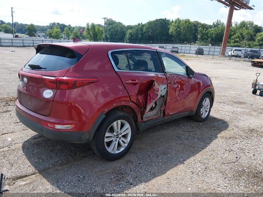 2018 Kia Sportage VIN KNDPM3AC0J7392502 IAAI salvage auction — FRONT END, Salvage Title, sold $1,400 on 2026-07-18 (photo 4)