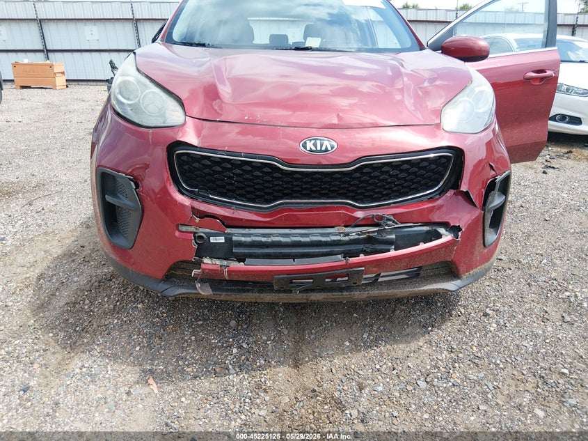 2018 Kia Sportage VIN KNDPM3AC0J7392502 IAAI salvage auction — FRONT END, Salvage Title, sold $1,400 on 2026-07-29 (photo 6)