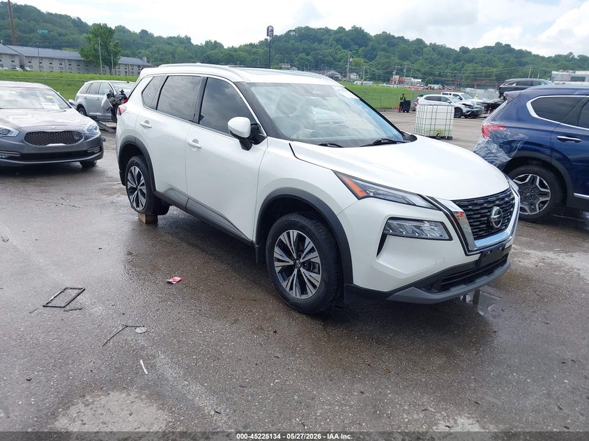 2021 Nissan Rogue VIN JN8AT3BB0MW231385 IAAI salvage auction — LEFT SIDE, Salvage Title, sold $4,850 on 2026-07-14 (photo 1)