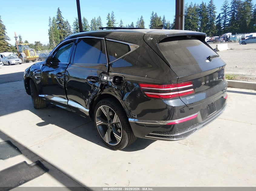 2025 Genesis Gv80 VIN KMUHEESC3SU239463 IAAI salvage auction — ROLLOVER, Bill Of Sale (Washington), sold $1,250 on 2026-07-29 (photo 3)