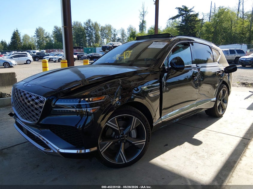 2025 Genesis Gv80 VIN KMUHEESC3SU239463 IAAI salvage auction — ROLLOVER, Bill Of Sale (Washington), sold $1,250 on 2026-07-29 (photo 6)