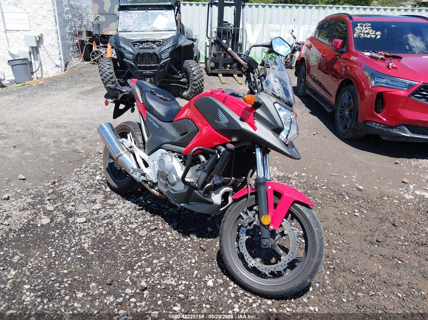 2013 Honda Nc VIN JH2RC6355DK100198 IAAI salvage auction — LEFT SIDE, Salvage (New Jersey), sold $1,500 on 2026-07-28 (photo 1)